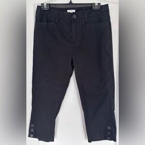 Bossini Black Casual Capris Pants